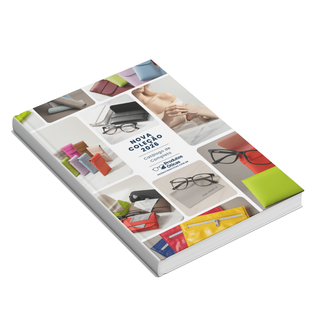 Capa Catálogo Produtos Óticas 2026
